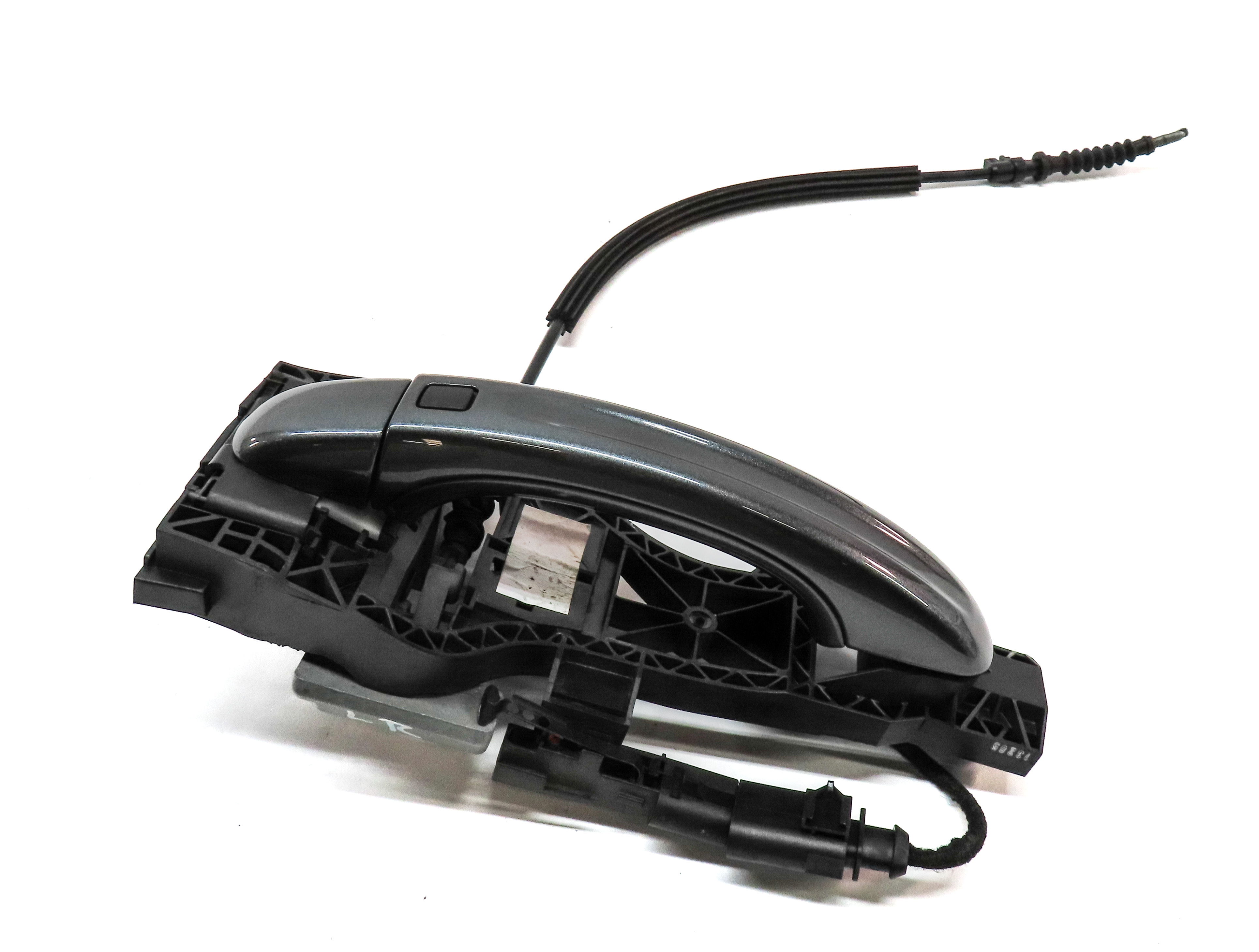 2007-2015 AUDI Q7 (4L) LEFT SIDE REAR EXTERIOR DOOR HANDLE (Grey) — exact item pictured